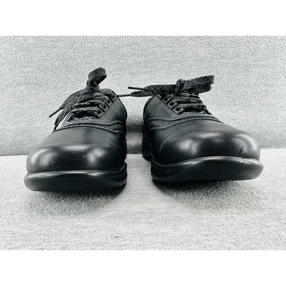 SAS L5900785 - Shoes Womens 9 M Walk Easy Sneaker Black Leather Comfort   B15 - Picture 2 of 9